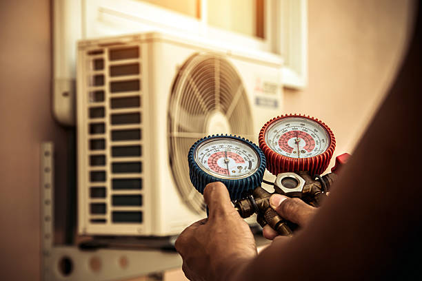 Professional Hvac Maintenance technician working in Portage, WI